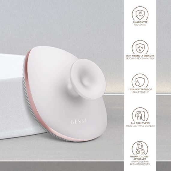 Щетка для тела GESKE Body Brush metal 4в1 starlight, Бежевый | Зображення 2