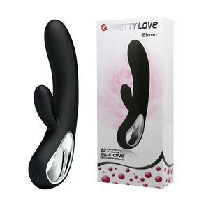 Вібратор - Pretty Love Elmer Vibrator Black Sex Aura