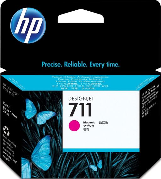 Картридж HP No.711 DesignJet 120/520 Magenta (CZ131A)