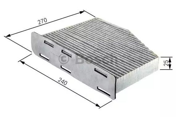 Фільтр салону 2064 VOLVO S60/S80/V70/XC90/SC70 98-10, BOSCH (1987432064) | Зображення 4