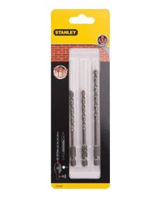 Набір свердел по цеглі Stanley 3 шт (STA53053)
