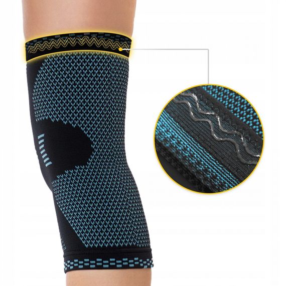 Фіксатор (бандаж) для коліна 4FIZJO зі стабілізацією колінної чашки 1 шт 4FJ0461 Size XXL (P-5907739317964) | Зображення 6