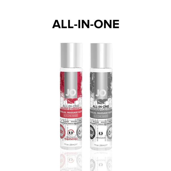 Разогревающий массажный гель и смазка 2-в-1 System JO All-in-one Massage Glide - WARMING (30 мл) | Зображення 4
