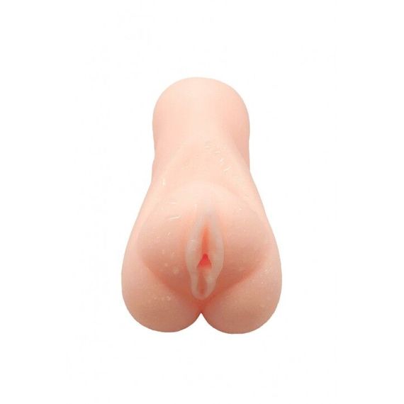 Мастурбатор-вагина Wooomy Squeeezy Masturbator Vagina, мягкие открытые губы, 13,2х5,4 см | Зображення 1