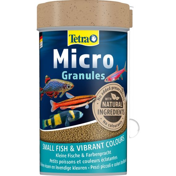 Корм Tetra Micro Granules для акваріумних дрібних рибок гранули 100мл