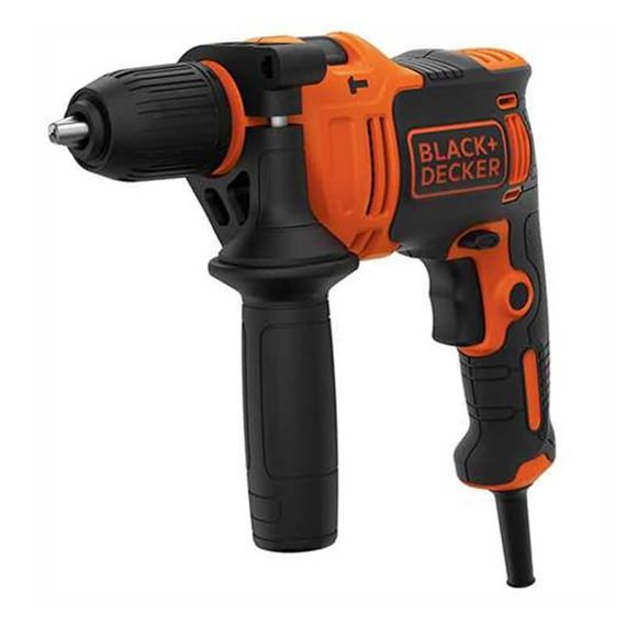 Дриль мережевий ударний BLACK+DECKER BEH710K | Зображення 1