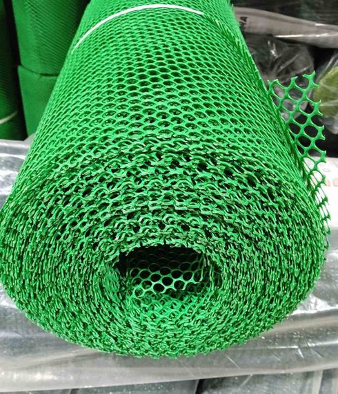 Пластиковая сетка 6*8мм 1.20 м*30м заборная зелёная Сота | Зображення 5