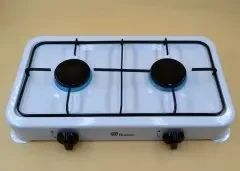 Настільна газова плита Domotec MS-6602/4063 на 2 конфорки Біла | Зображення 2