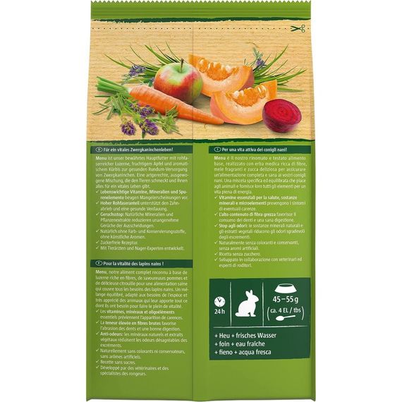 Корм Vitakraft Premium Menu Vital для декоративних гризунів для кроликів 1 кг | Зображення 2