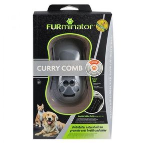 Щітка масажна FURminator для собак і кішок, гумова