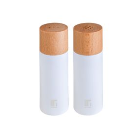 Набор для специй Bergner Naturally BG-48518-WH 15.3х5 см 2 шт белый