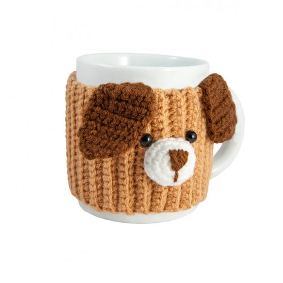 Дитячий набір для в'язання гачком аксесуара "Чохол для чашки" (ВК-008) BK-008 від 8ми років | Зображення 1