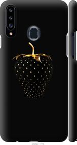 Чохол на Samsung Galaxy A20s A207F Чорна полуниця "3585m-1775-24368"