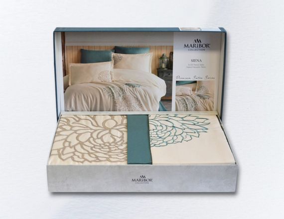 Комплект постельного белья Maribor Exclusive Satin  200х220 см Siena Sampanya | Зображення 4
