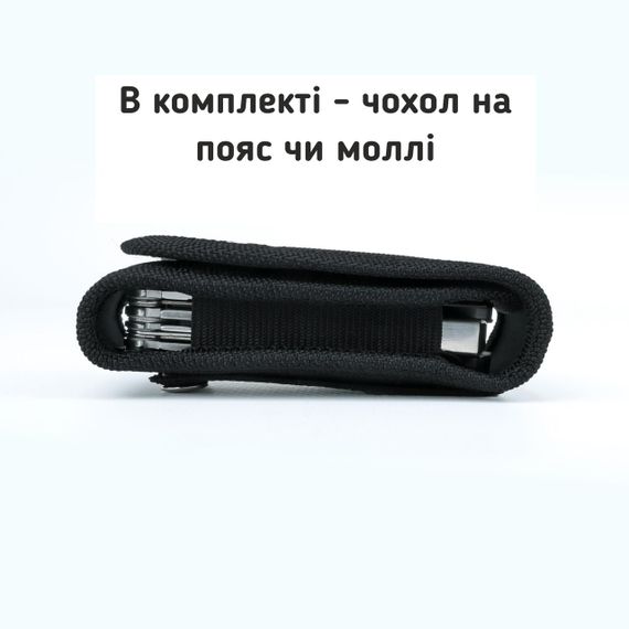 Мультиінструмент сталевий BlackPhantom 11 інструментів чорний, для використання різних інструментів в єдиному компактному | Зображення 4