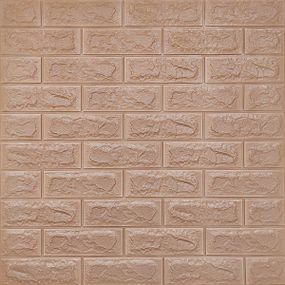 3D панель самоклеюча цегла пудра 700x700x7мм SW-00001800