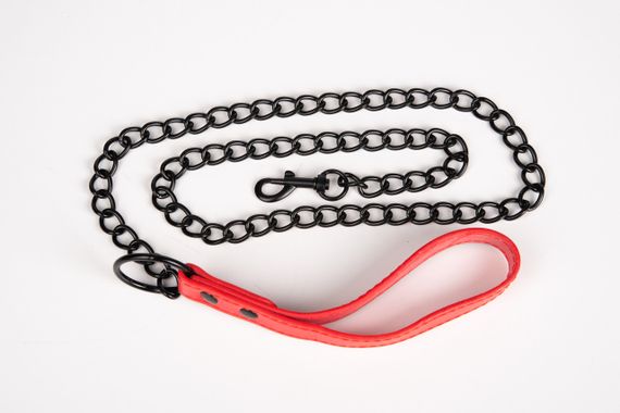 ПОВОДОК НА ЦІНОЧКУ колір червоний Sex Aura | Зображення 1