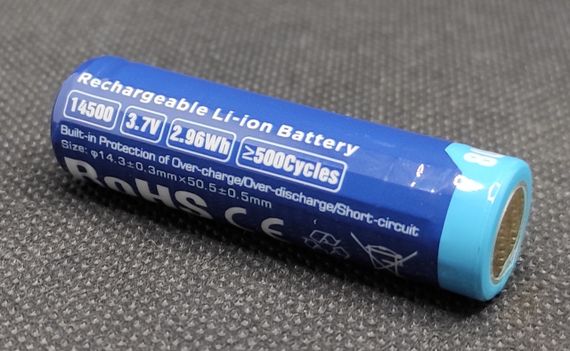 Аккумулятор Xtar 14500-800 3,7V 800mAh | Зображення 1