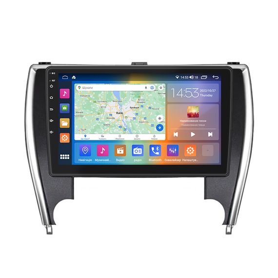 магнітола Lesko для Toyota Camry VII (XV50) Рестайлинг 2 2017-2018 IPS 10" 4/64Gb CarPlay 4G Wi-Fi GPS Prime
