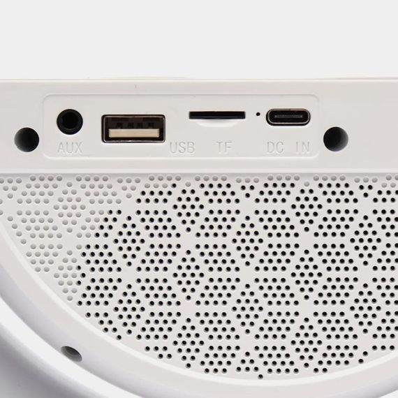 Настільна лампа-нічник RGB з бездротовою зарядкою та вбудованою Bluetooth колонкою / Бездротова зарядна станція для телефону / | Зображення 6