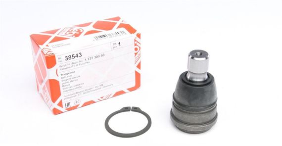 Опора кульова передня знизу Ford Fiesta VI 1.0-1.6D 08- зі стопорним кільцем  38543