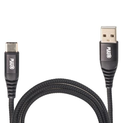Кабель VOIN CC-4202C BK USB - Type C 3А, 2m, black (швидка зарядка/передача даних) | Зображення 2