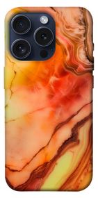 Чохол з картинкою Червоний корал мармур для Apple iPhone 15 Pro (6.1")