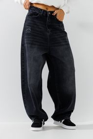 Джинси Baggy жіночі Zeo Basic 4542 36 Темно-сірий (2000990723611D) shop (2000990723611)