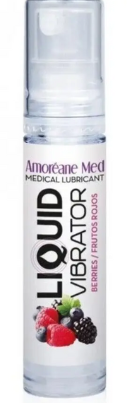 Стимулювальний лубрикант від Amoreane Med: Liquid vibrator — Berries ( рідкий вібратор), 10 ml Sex Aura