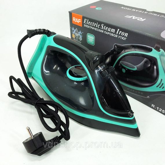 Утюг для любой одежды RAF R.1250 2200 Вт, Паровой утюг для разных типов тканей Мощный паровой LA-30 | Зображення 8