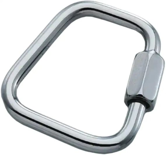 Карабін Singing Rock Maillon анодована трапеція 6мм