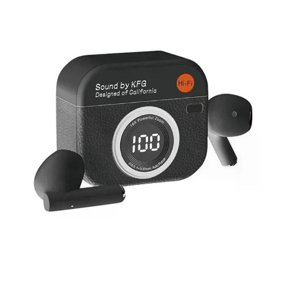 Беспроводные наушники Q86 Bluetooth 5.4 • TWS-наушники с зарядным кейсом, LED-дисплеем, сенсорным управлением и микрофоном | Зображення 4
