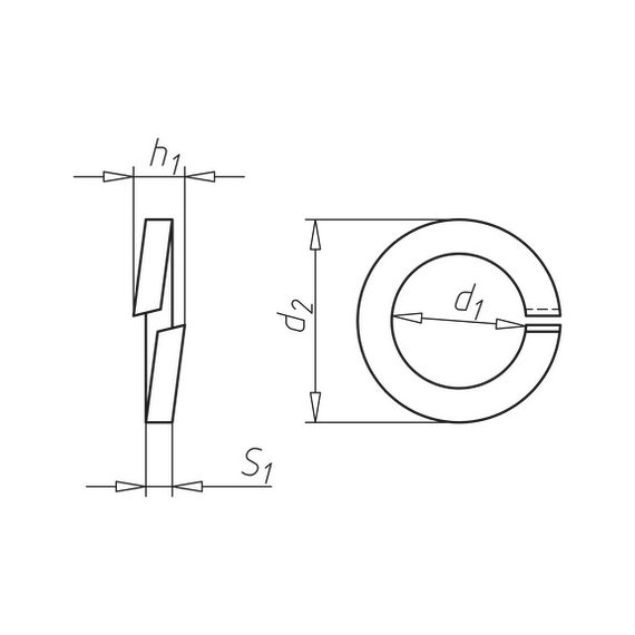 Шайба гроверна DIN127-B VZ M16 WURTH | Зображення 1
