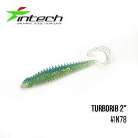 Силиконовая приманка, Съедобный силикон Intech Интеч Turborib 2"12 шт IN78