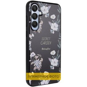 TPU+PC чехол Secret Garden для Xiaomi Redmi 13C / Poco C65 Black