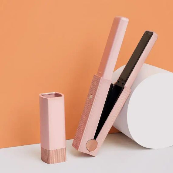 Аккумуляторная плойка-утюжок для выпрямления волос Cordless hair LSM-637 портативный | Зображення 3