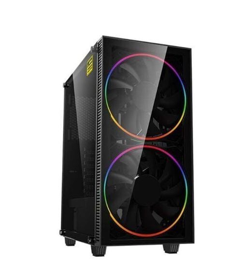 Ігровий ПК Stalker GameMax Black Hole Tower / AMD Ryzen 5 8400F (6 (12) ядер по 4,2 - 4,7 ГГц) / 16 ГБ DDR5 / 960 ГБ SSD / nVidia GeForce RTX 5060, 8 ГБ GDDR7, 128-біт | Зображення 1