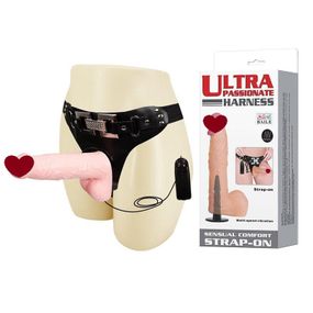 Страпон з вібрацією "Ultra passionate Harness" BW-022036 Sex Aura