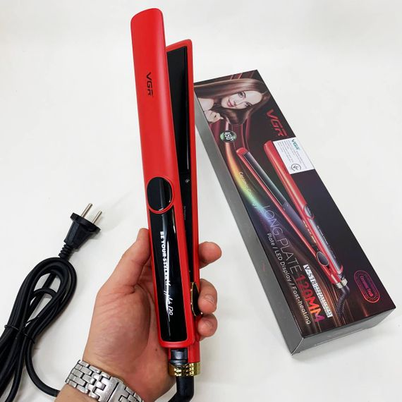 Укладання волосся випрямлення VGR, Щітка-випрямляч для укладання волосся Кращий випрямляч IQ-86 | Зображення 6