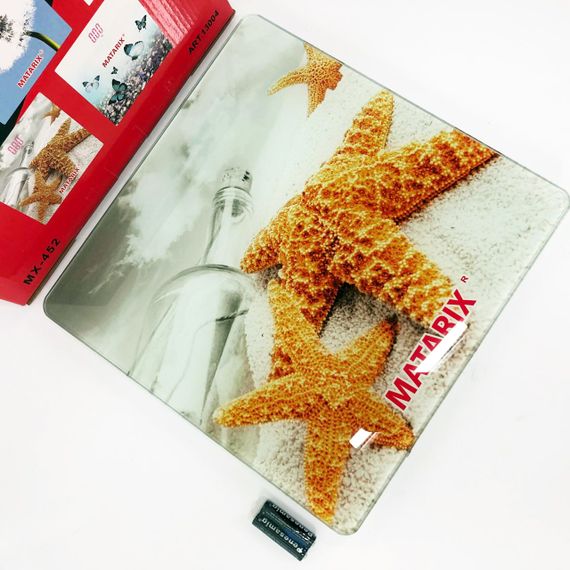 Ваги для підлоги MATARIX MX-452 180 кг, Ваги для вимірювання маси тіла, Електронні ваги зірки | Зображення 9