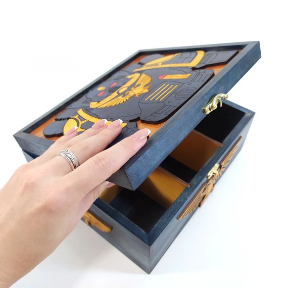 Ящик с крышкой Warhammer 24,5х19,5х10,8 см Мастерская мистера Томаса Дерево Лак | Зображення 8
