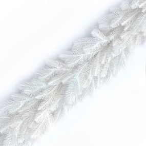 Гирлянда хвойная Lux литая 1,2 м белая