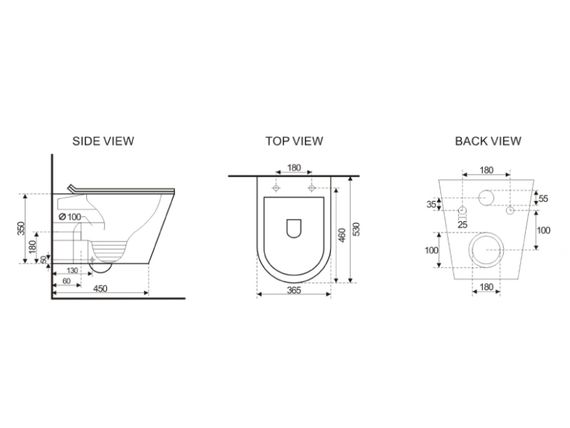 Унітаз підвісний ASIGNATURA Exclusive Rimless (57802803) | Зображення 1