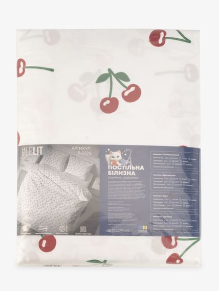 Постільна білизна Євро LeLIT P-0226 215х240 см Білий shop (2000000322896) | Зображення 2