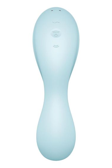 Вакуумний смарт-стимулятор із вібрацією Satisfyer Curvy Trinity 5 (Blue), керування зі смартфона sexstyle | Зображення 5