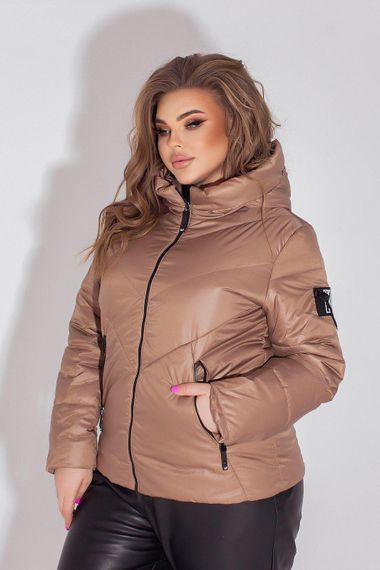 Жіноча демісезонна куртка, арт. 1008, кава | Зображення 1