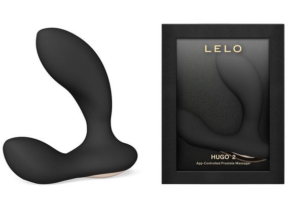 Смарт-масажер простати LELO Hugo 2 Black, 2 мотори, підвищена потужність | Зображення 1