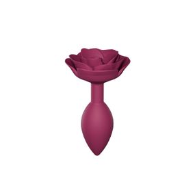 Силиконовая анальная пробка Love To Love OPEN ROSES M SIZE - PLUM STAR Sex Aura