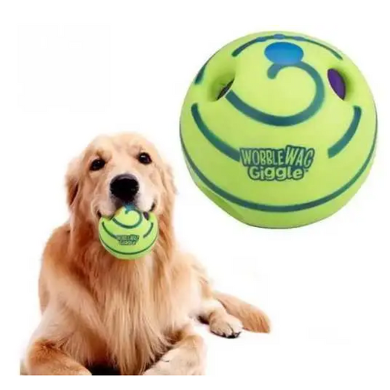 Іграшковий м'яч для собак, м'ячик для дресування тварин, з вбудованим звуковим елементом | Зображення 4