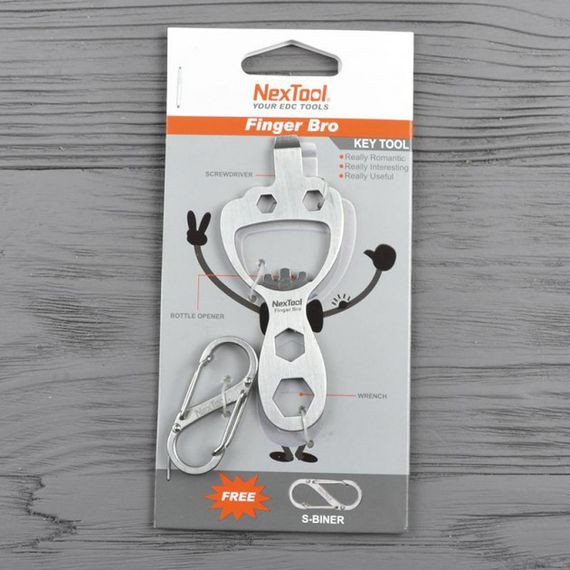 Міні-Мультитул NexTool BOTTLE OPENER Finger Bro KT5009B | Зображення 7